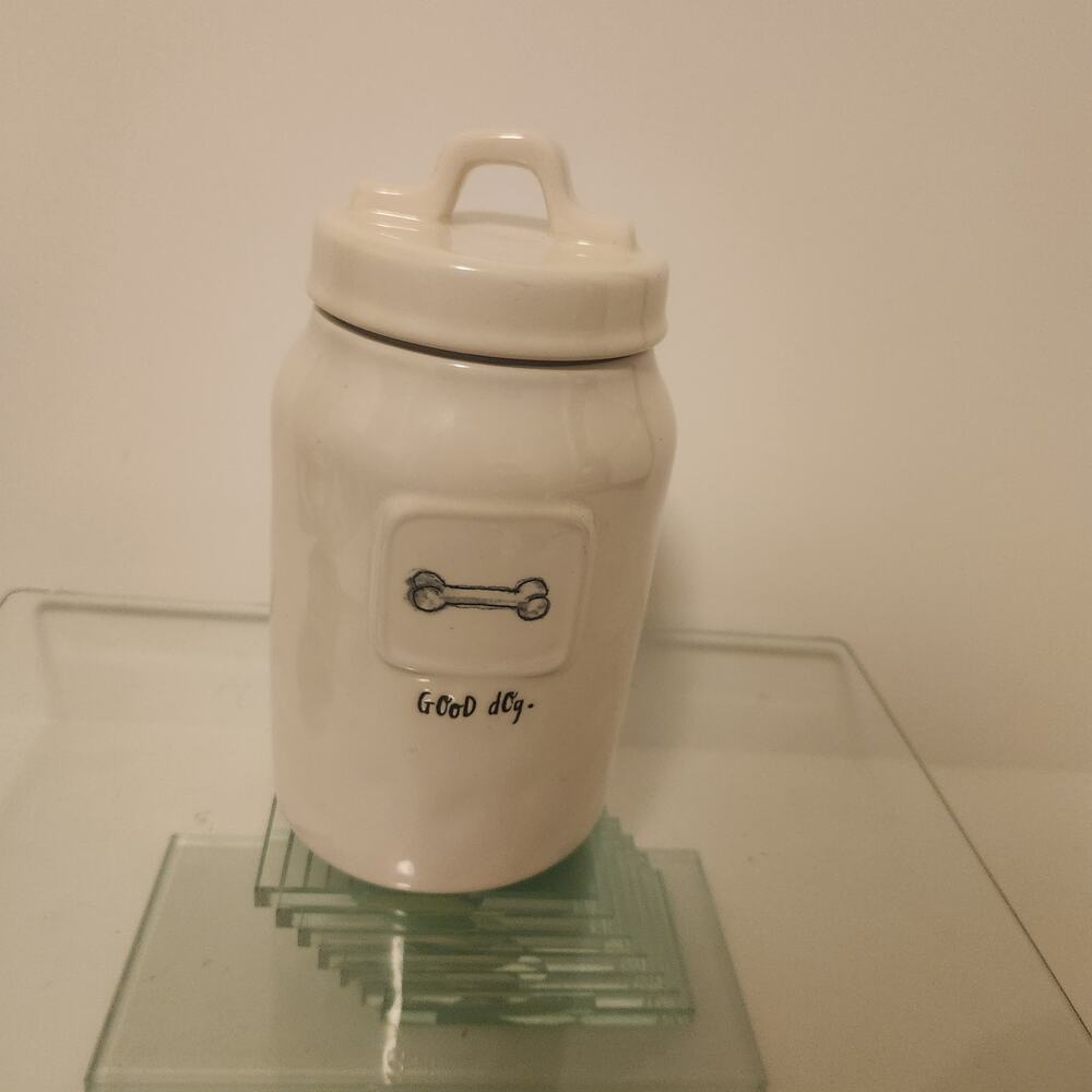 Rae Dunn Artisan Collection Ceramic "Good Dog" Treat Jar
